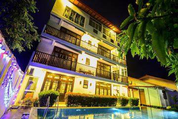 Front of property - evening/night