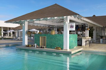 Poolside bar