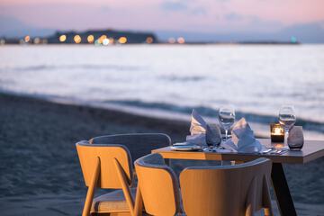 Couples dining