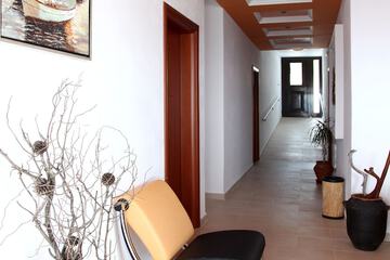 Interior entrance
