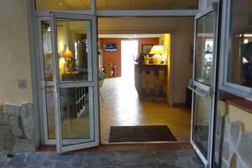 Interior entrance