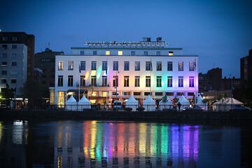 Front of property - evening/night