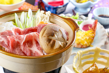 #Meal example_Sendai beef sukiyaki has an excellent balance of fat and lean meat♪ Try it at least once!