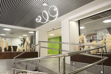 Interior entrance