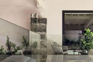 Lobby sitting area
