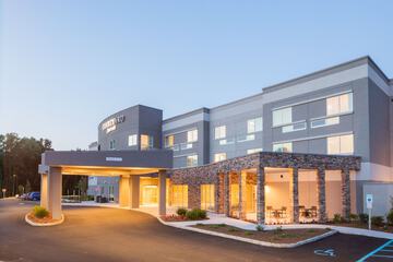 Front of property - evening/night