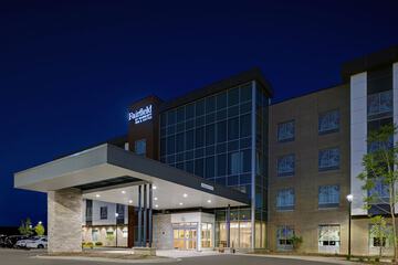 Front of property - evening/night