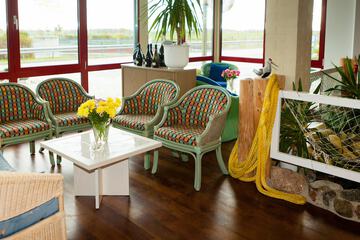 Lobby sitting area