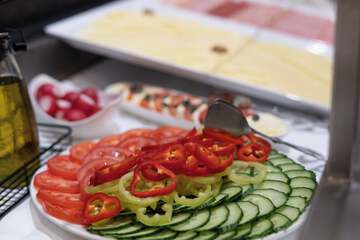 Breakfast buffet