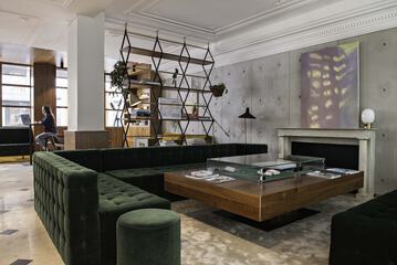 Lobby sitting area