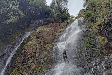Outdoor rock climbing