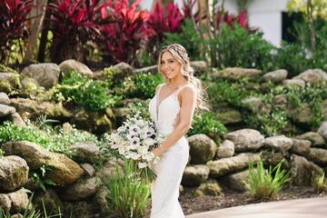 Outdoor wedding area