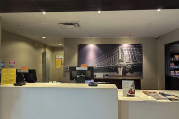 Check-in/check-out kiosk