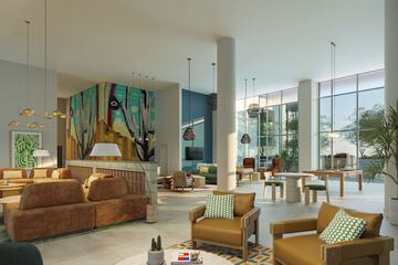 Lobby sitting area