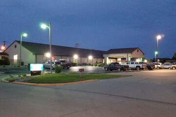 Front of property - evening/night