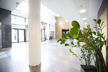 Interior entrance