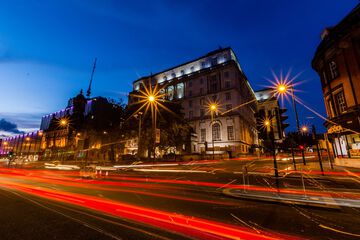 Front of property - evening/night