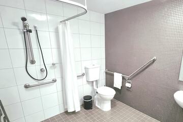 Raised toilet seat