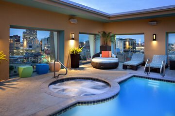 Rooftop pool