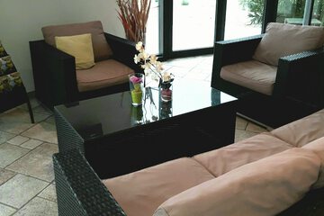 Lobby sitting area