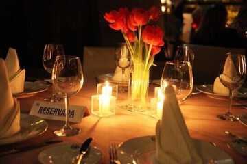 Couples dining