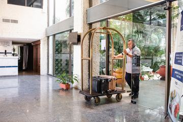 Lobby sitting area