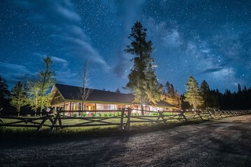 Front of property - evening/night