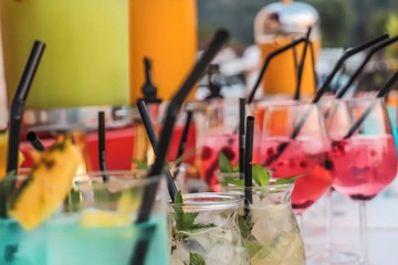 Poolside bar