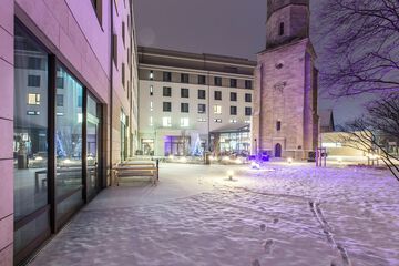 Front of property - evening/night