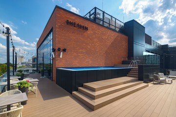 Rooftop pool