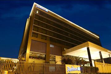 Front of property - evening/night