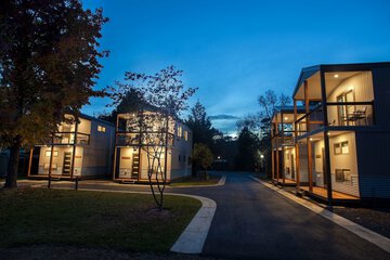 Front of property - evening/night