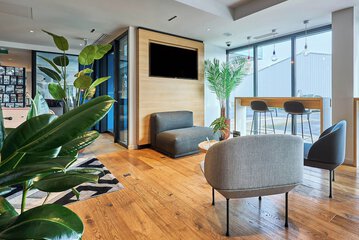 Lobby sitting area