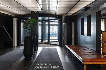 Interior entrance