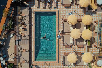 Rooftop pool