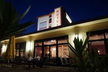 Front of property - evening/night