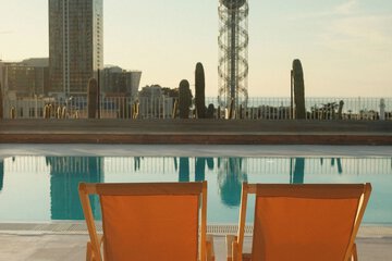 Rooftop pool