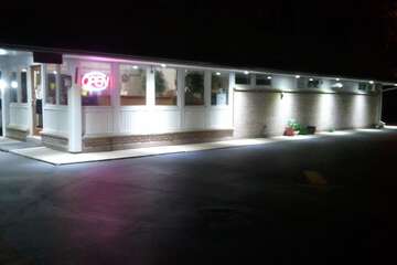 Front of property - evening/night