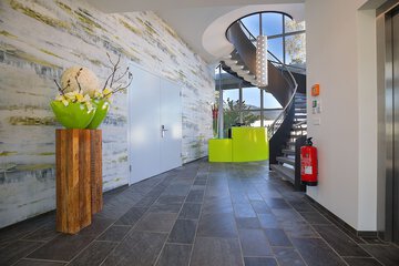 Interior entrance
