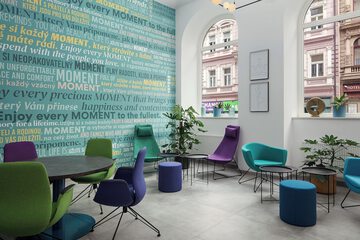 Lobby sitting area