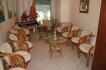 Lobby sitting area