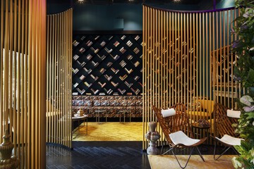 Lobby sitting area