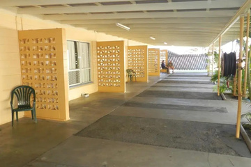 outside