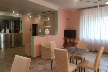 Lobby sitting area