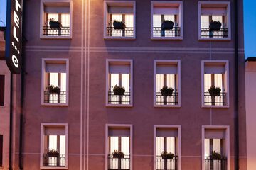 Front of property - evening/night