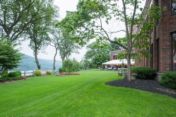 Outdoor wedding area