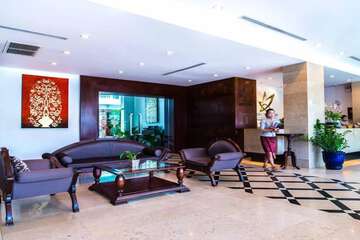 Lobby sitting area