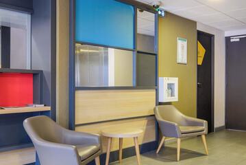 Lobby sitting area