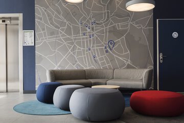 Lobby sitting area