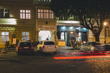 Front of property - evening/night